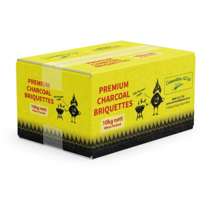 Charcoal Briquettes 10KG | Commodities BBQ Fuels