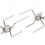 BBQs Direct Rotisserie Forks - Pair