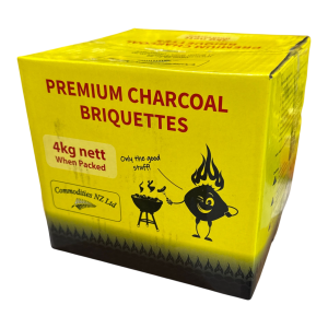 Charcoal Briquettes 4KG | Commodities BBQ Fuels